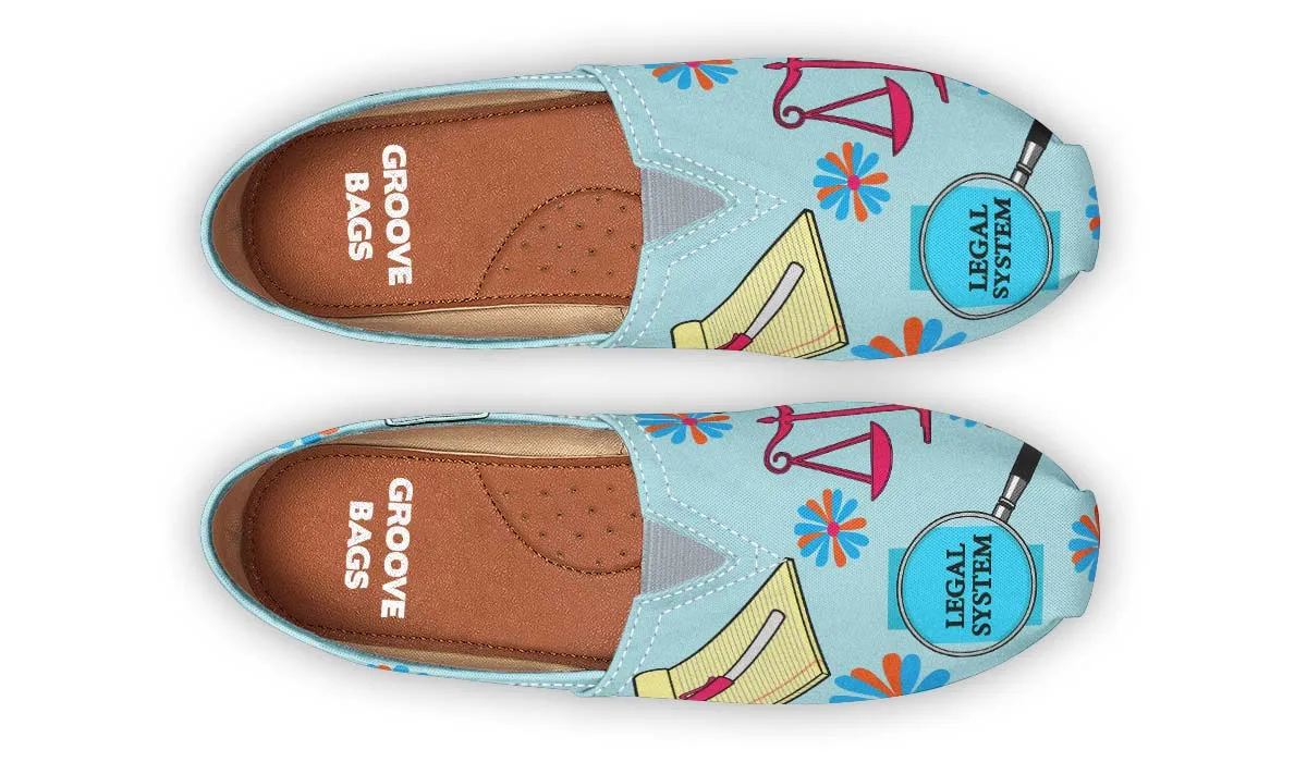 Paralegal Pattern Casual Shoes