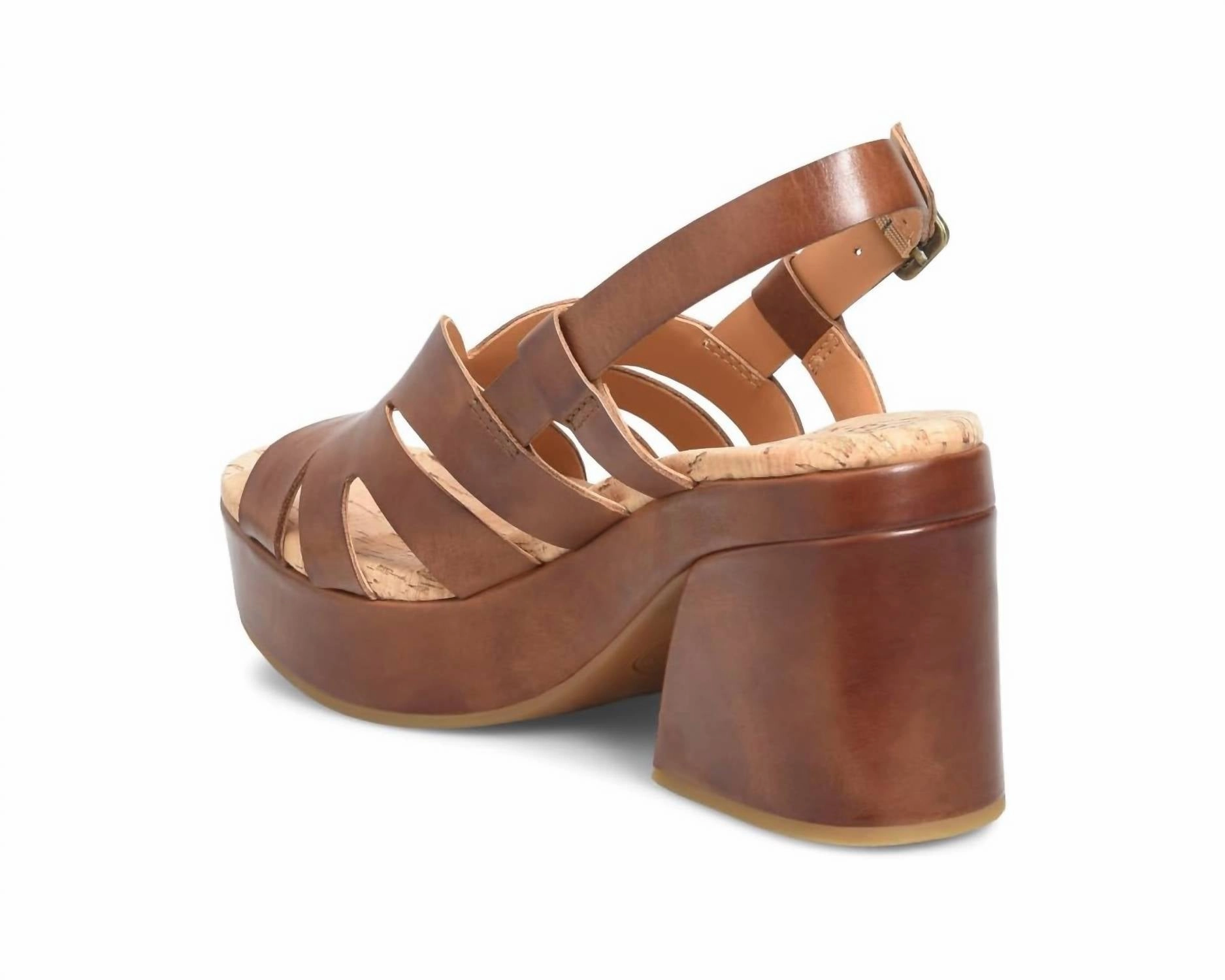Paschal Platform Sandal In Brown