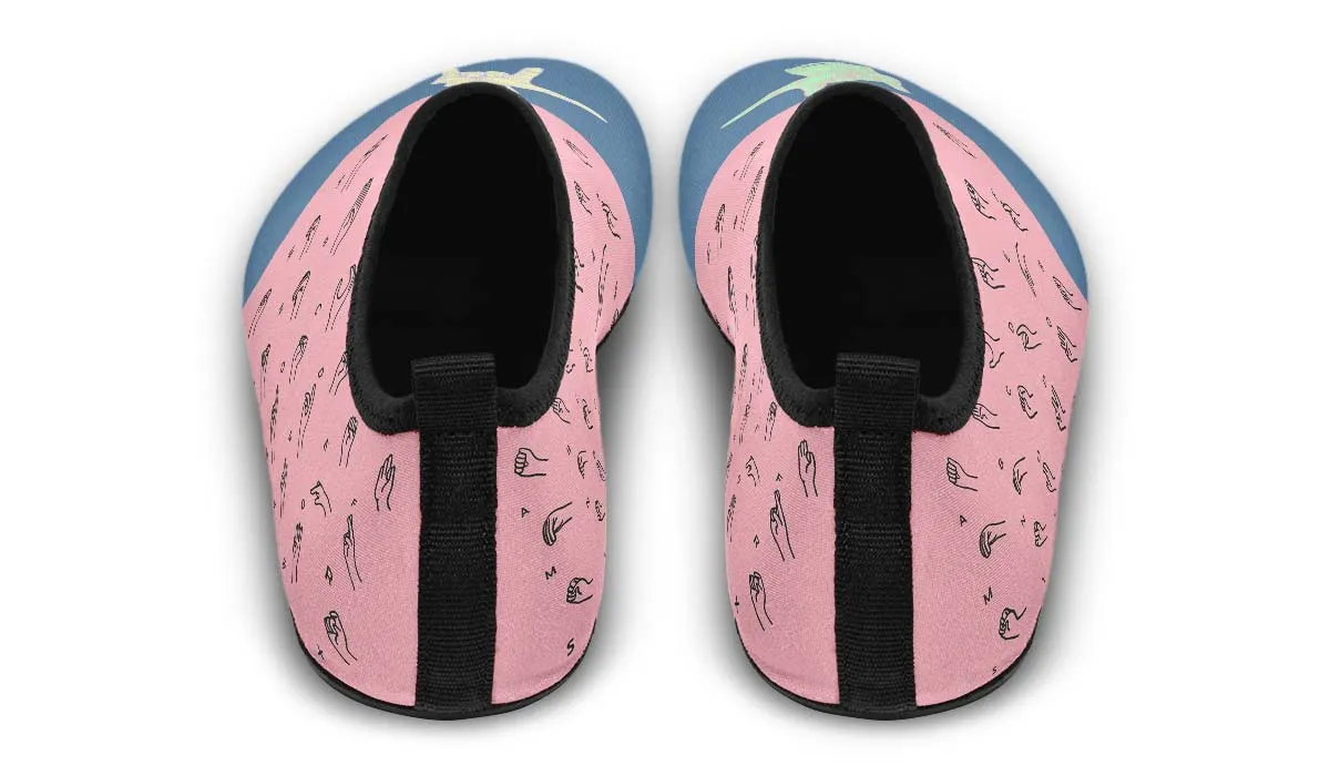 Pastel ASL Aqua Barefoot Shoes