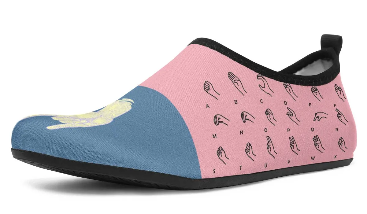 Pastel ASL Aqua Barefoot Shoes