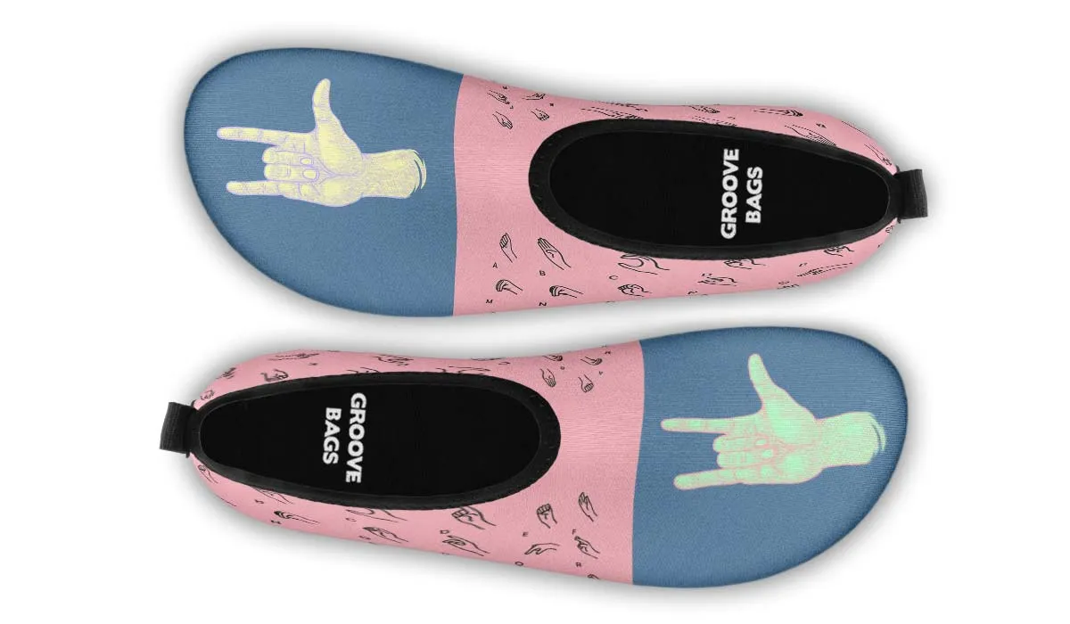 Pastel ASL Aqua Barefoot Shoes