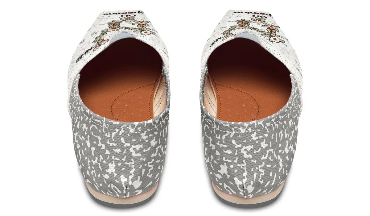 Pastel Floral Dopamine Casual Shoes