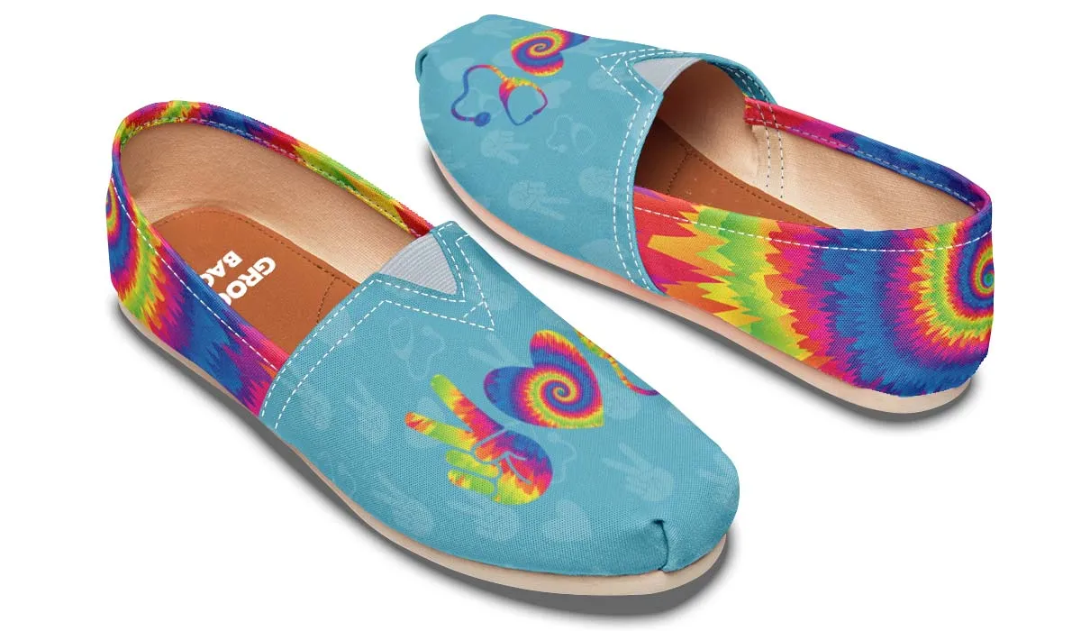 Peace Love Nurse Casual Shoes