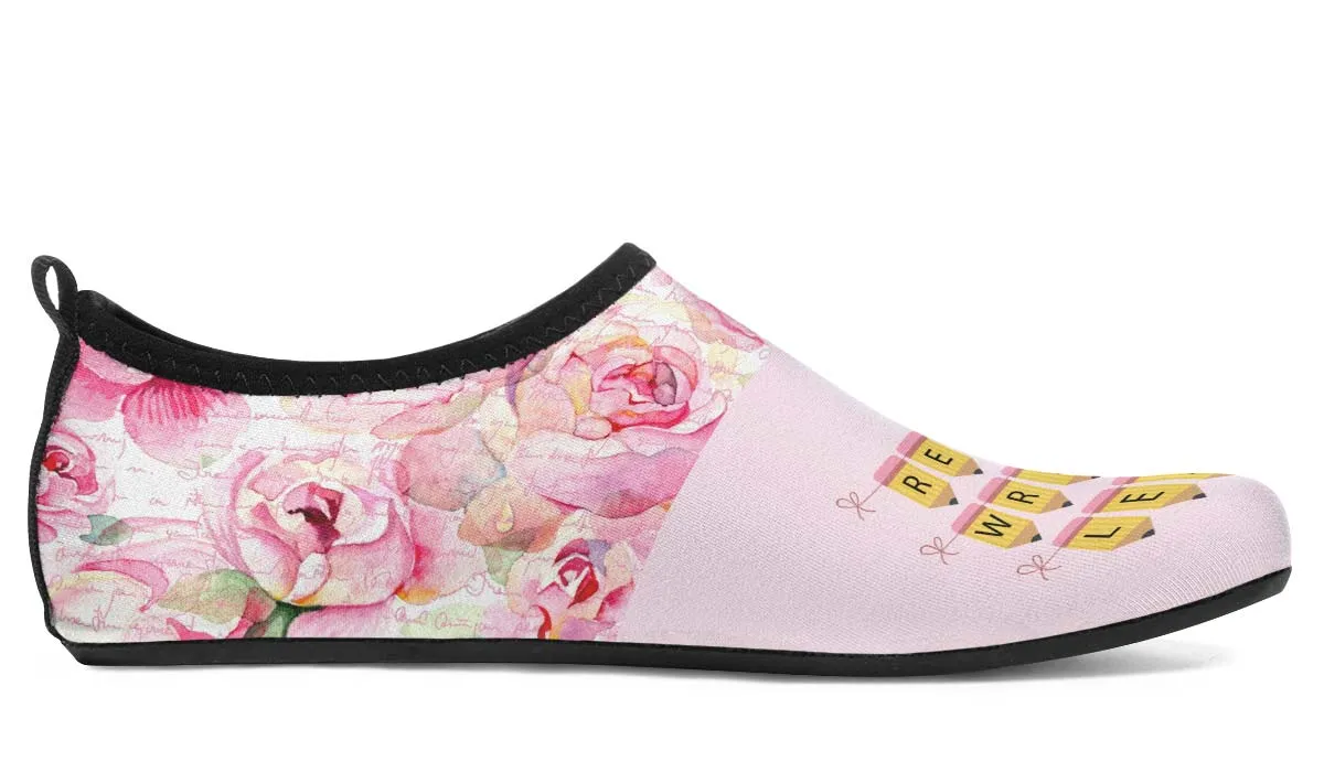 Pencil Banner Aqua Barefoot Shoes
