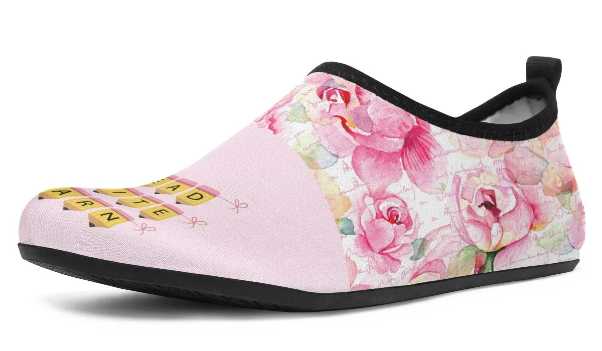Pencil Banner Aqua Barefoot Shoes