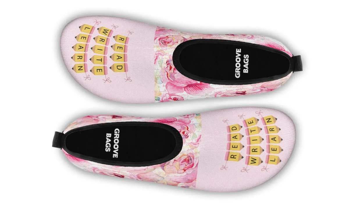 Pencil Banner Aqua Barefoot Shoes