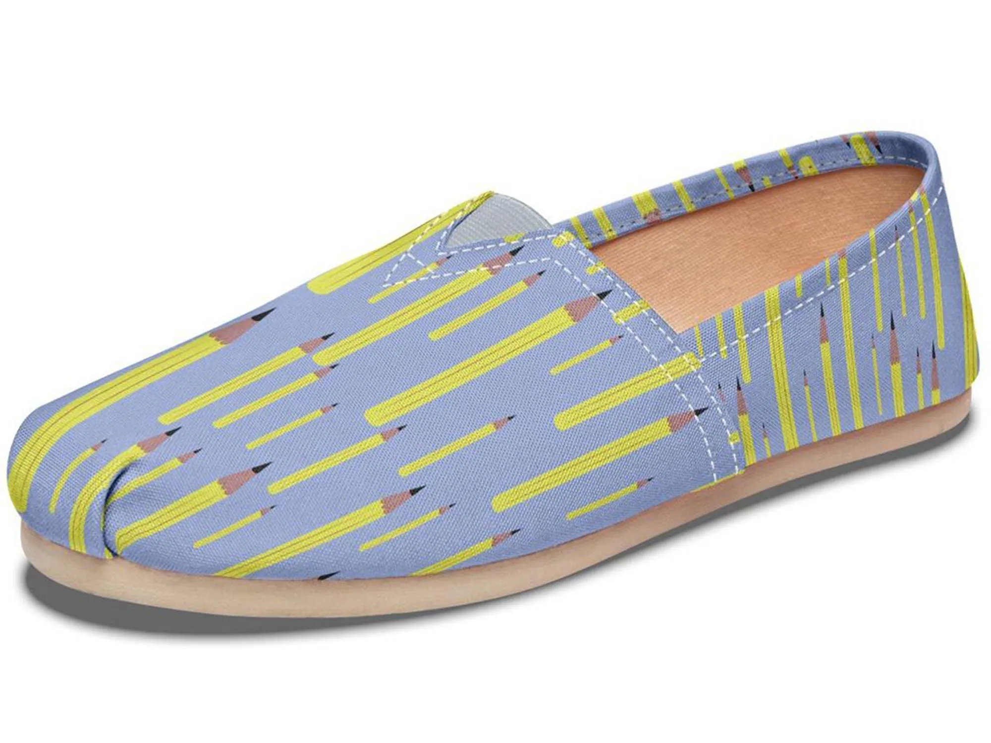 Pencil Pattern Casual Shoes