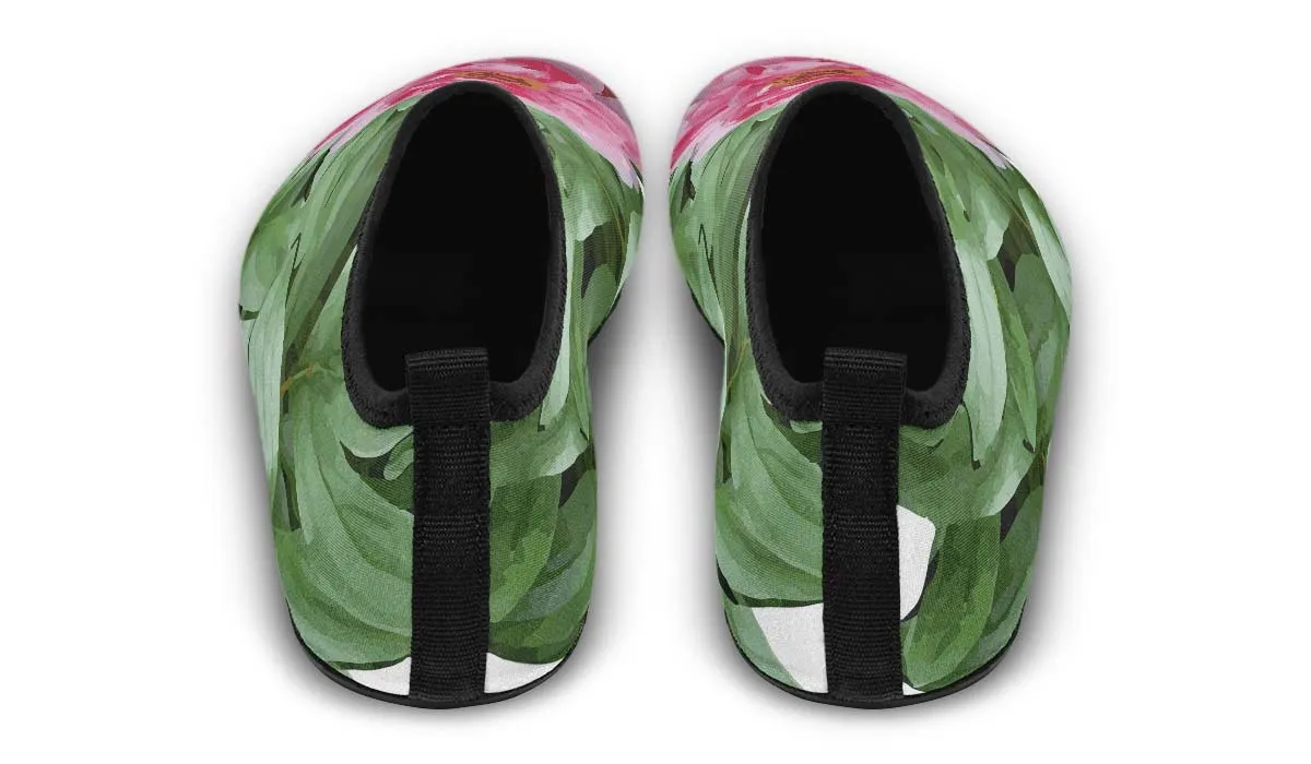 Peony Garden Aqua Barefoot Shoes