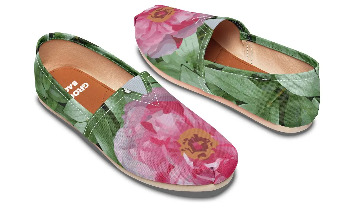 Peony Garden Casual Shoes