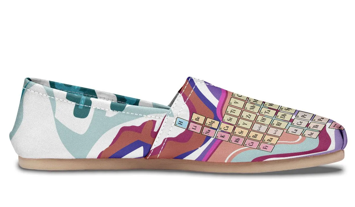 Periodic Table Agate Casual Shoes