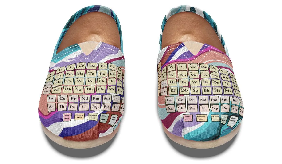 Periodic Table Agate Casual Shoes