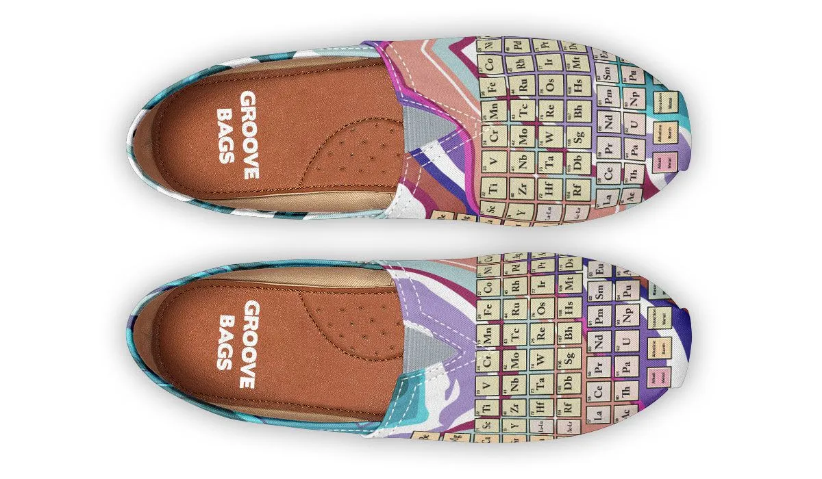Periodic Table Agate Casual Shoes