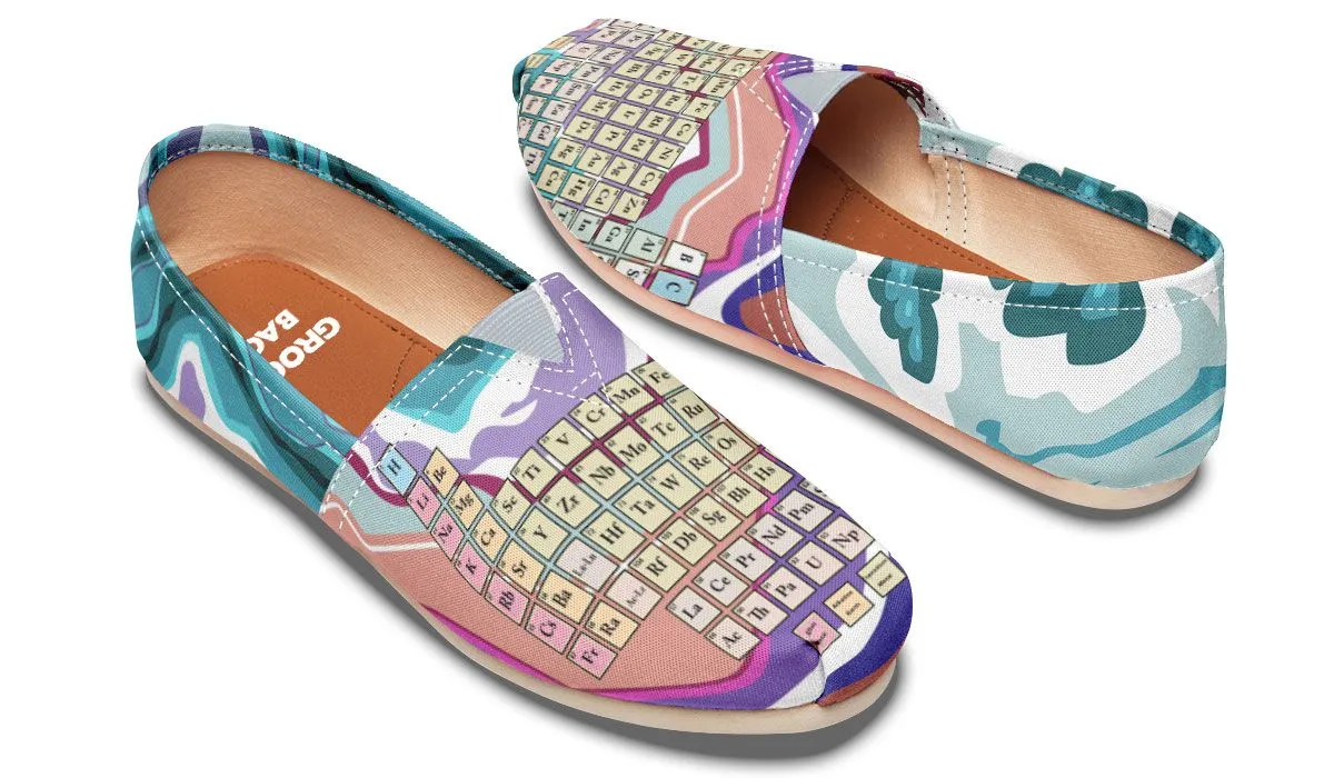 Periodic Table Agate Casual Shoes