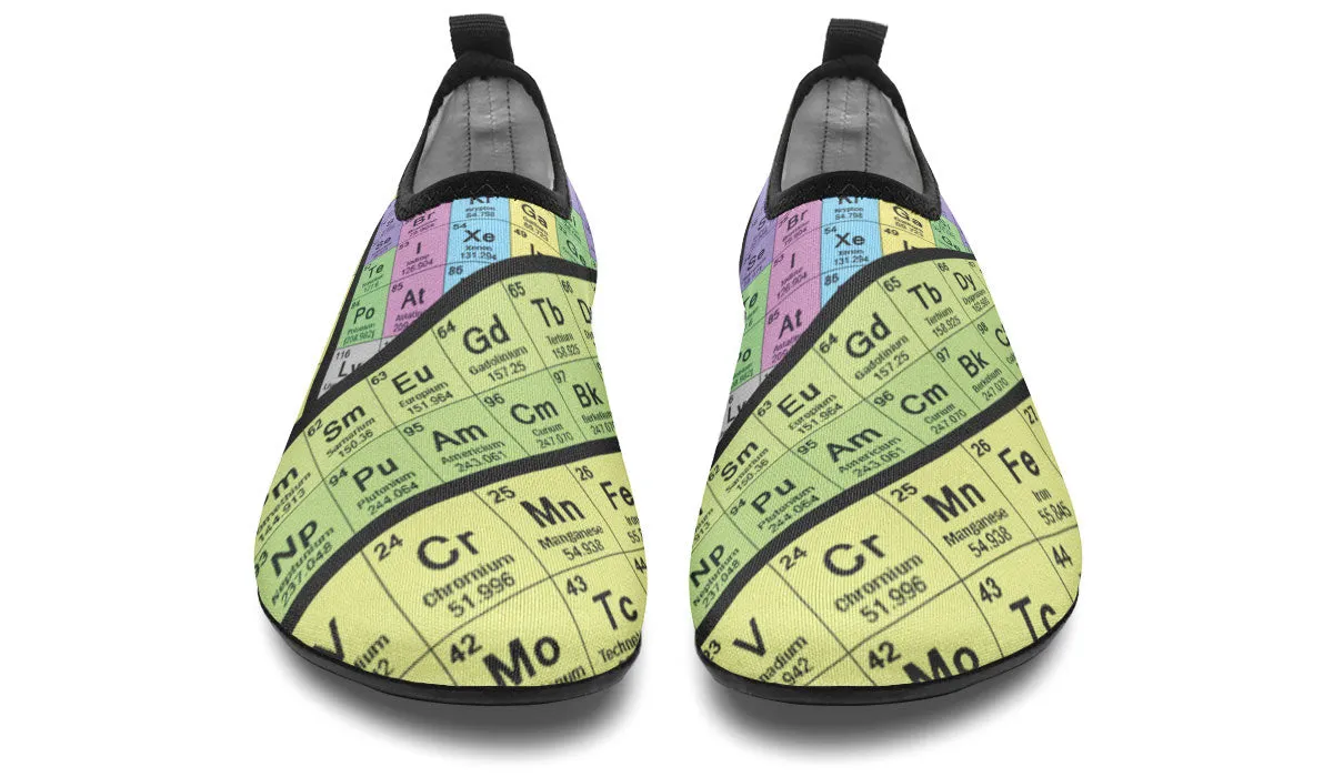 Periodic Table Aqua Barefoot Shoes