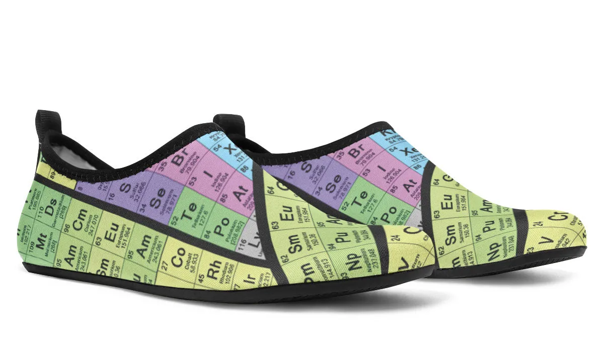 Periodic Table Aqua Barefoot Shoes