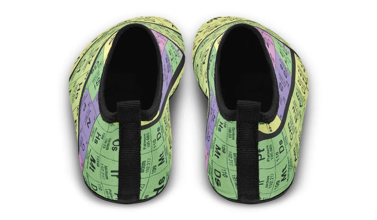 Periodic Table Aqua Barefoot Shoes