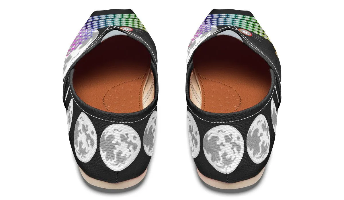 Periodic Table Moon Phase Casual Shoes