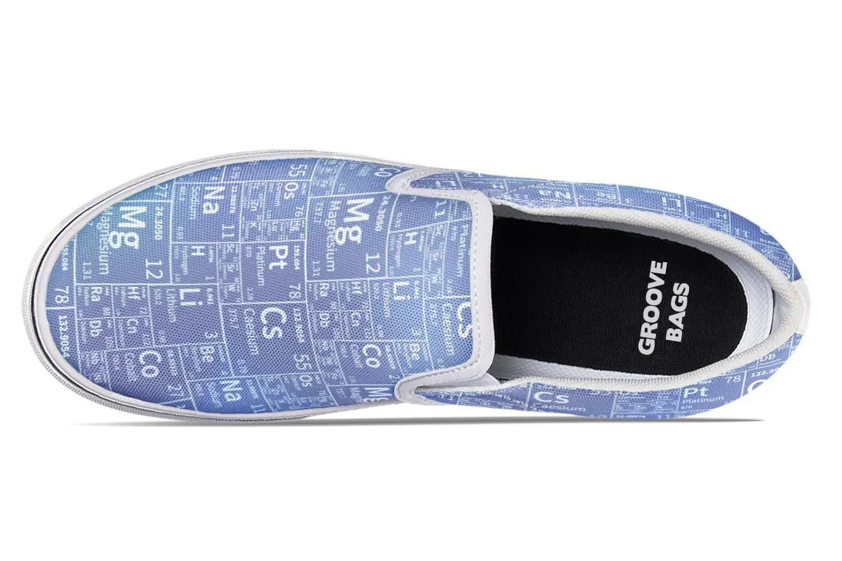 Periodic Table Tile Slip-On Shoes