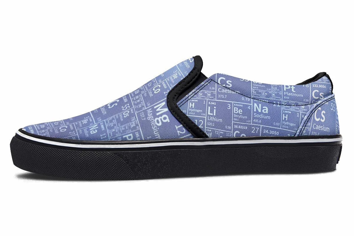 Periodic Table Tile Slip-On Shoes