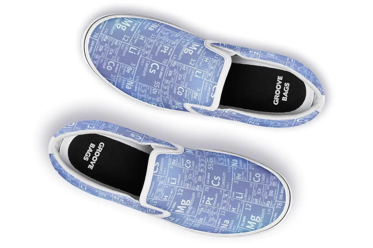 Periodic Table Tile Slip-On Shoes