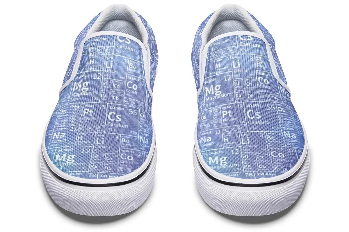Periodic Table Tile Slip-On Shoes