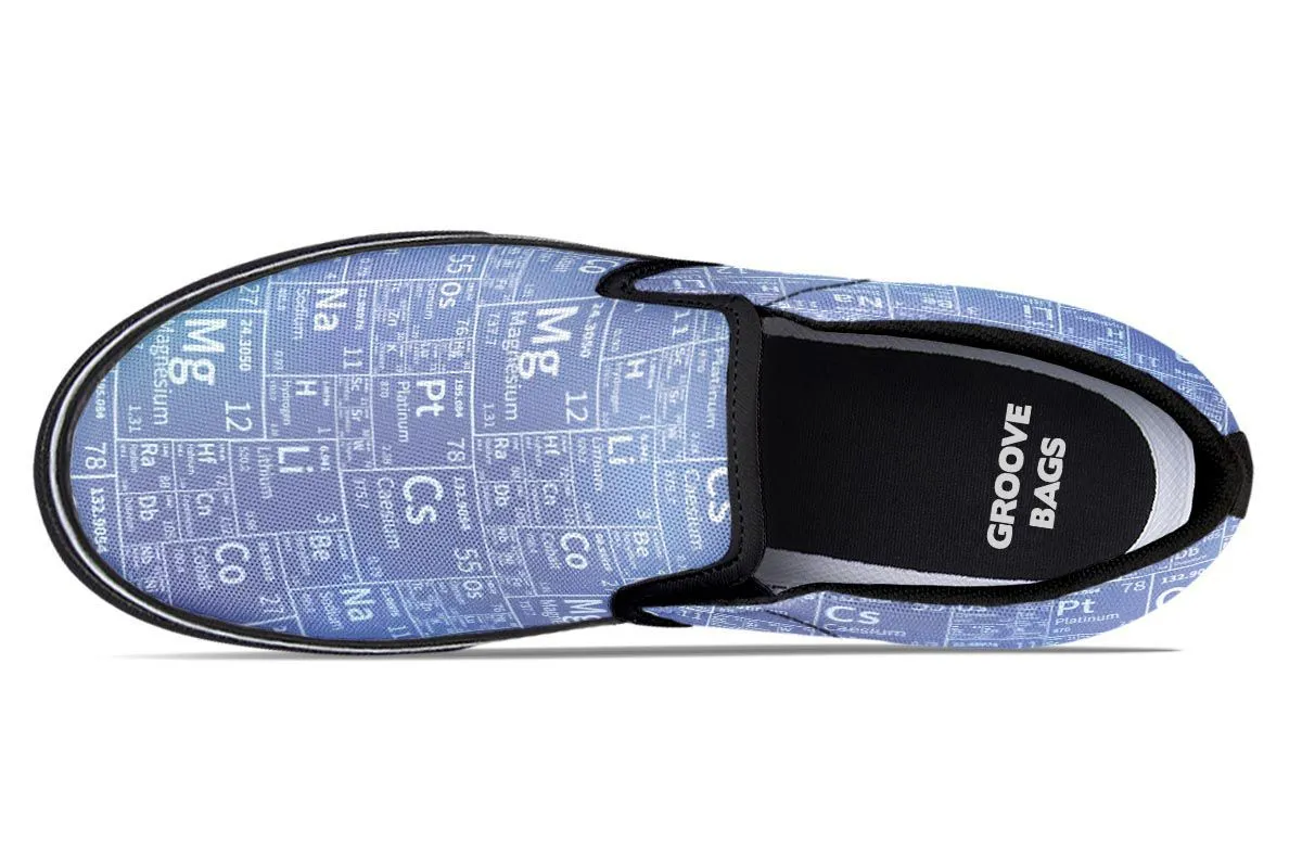 Periodic Table Tile Slip-On Shoes
