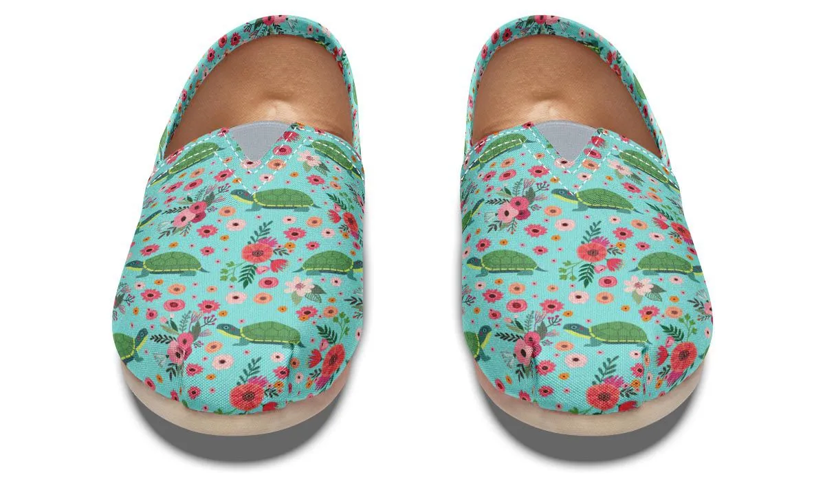 Pet Turtle Flower Casual Shoes