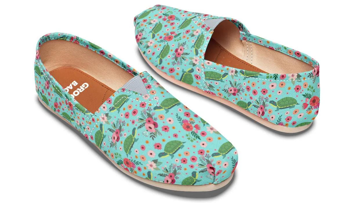 Pet Turtle Flower Casual Shoes