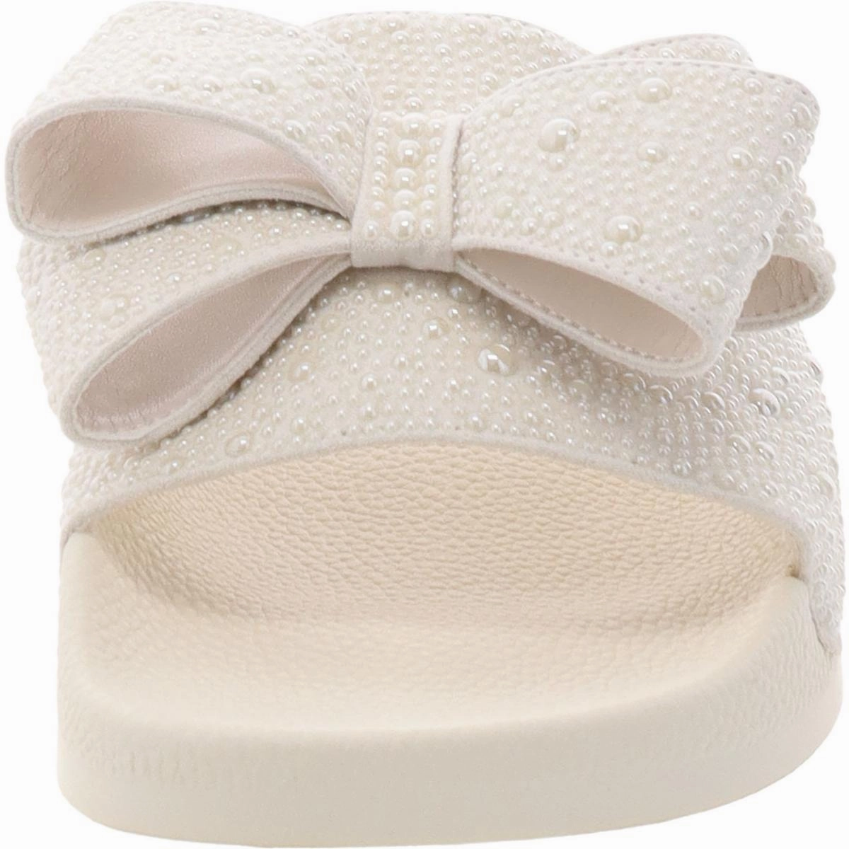 Peymin Womens Slip On Open Toe Slide Sandals