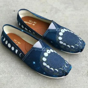 Phases of the Moon Casual Shoes