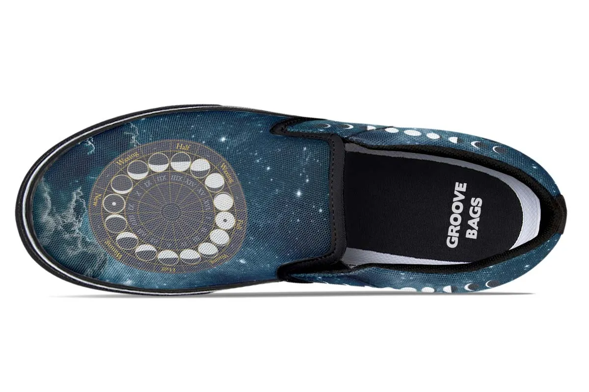 Phases of the Moon Slip-On Shoes