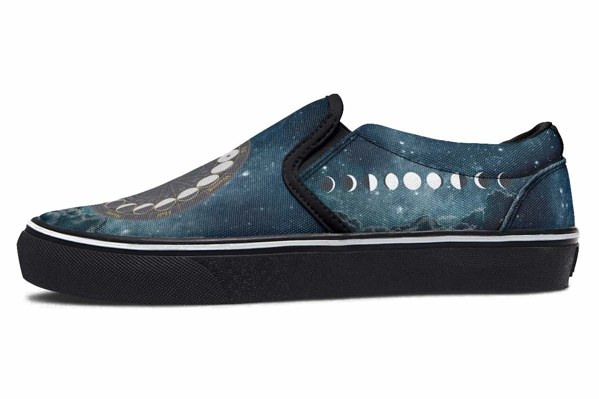 Phases of the Moon Slip-On Shoes