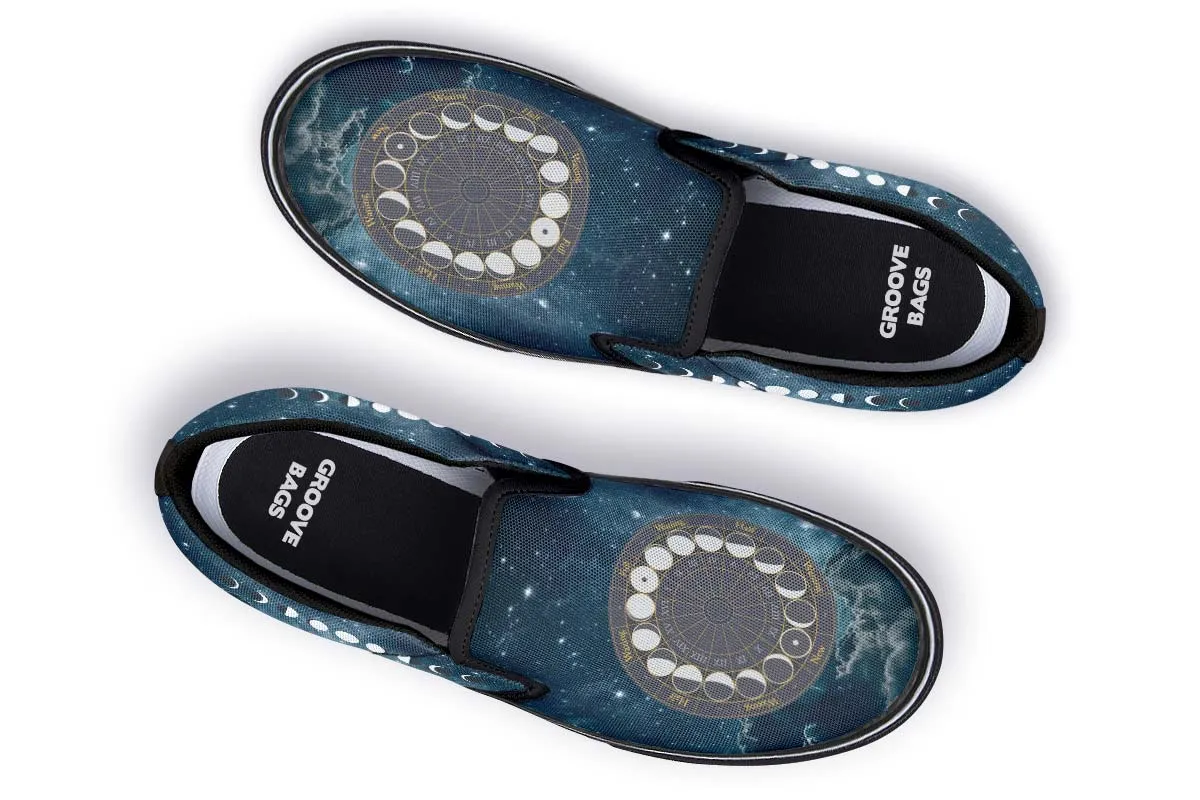Phases of the Moon Slip-On Shoes