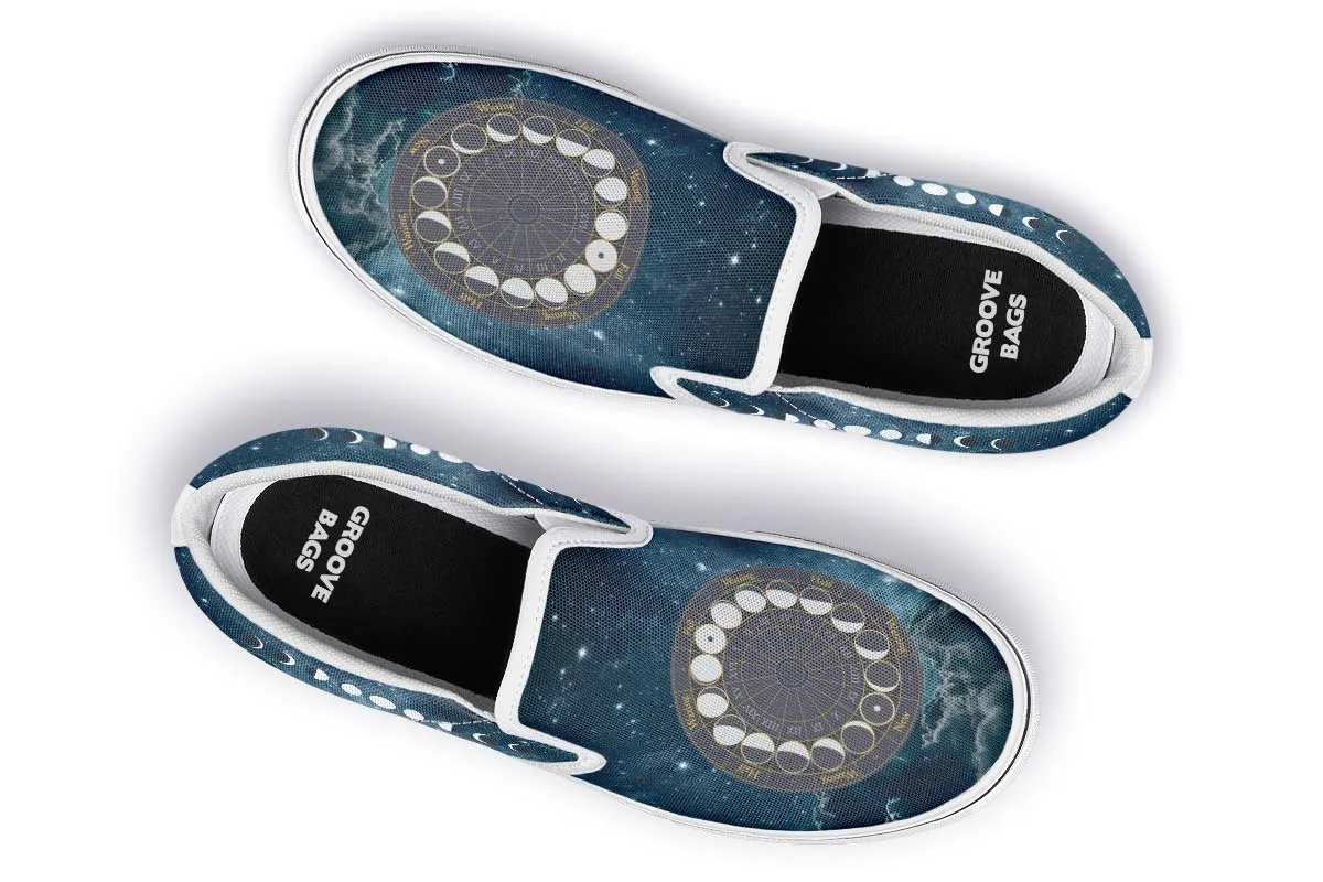 Phases of the Moon Slip-On Shoes