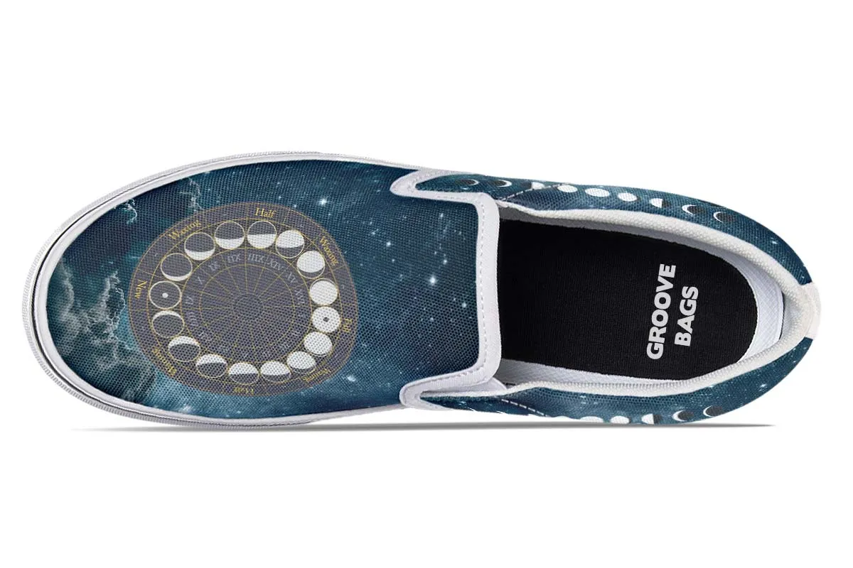 Phases of the Moon Slip-On Shoes