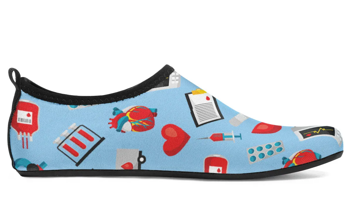 Phlebotomy Aqua Barefoot Shoes