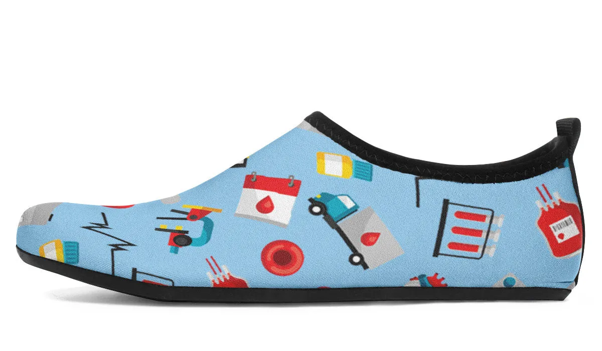 Phlebotomy Aqua Barefoot Shoes