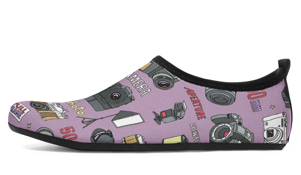 Photography Pattern Aqua Barefoot Shoes