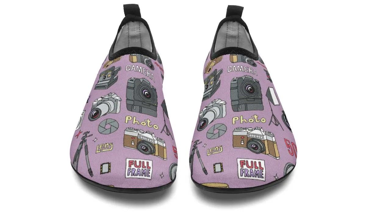 Photography Pattern Aqua Barefoot Shoes