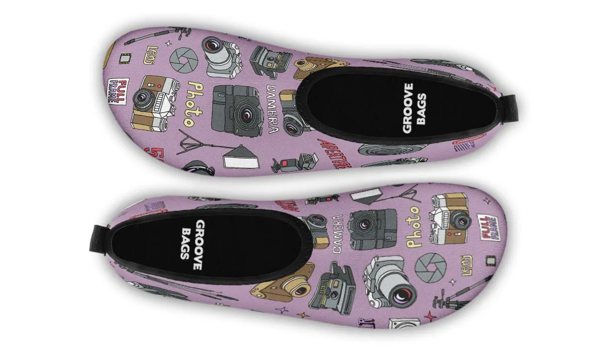 Photography Pattern Aqua Barefoot Shoes