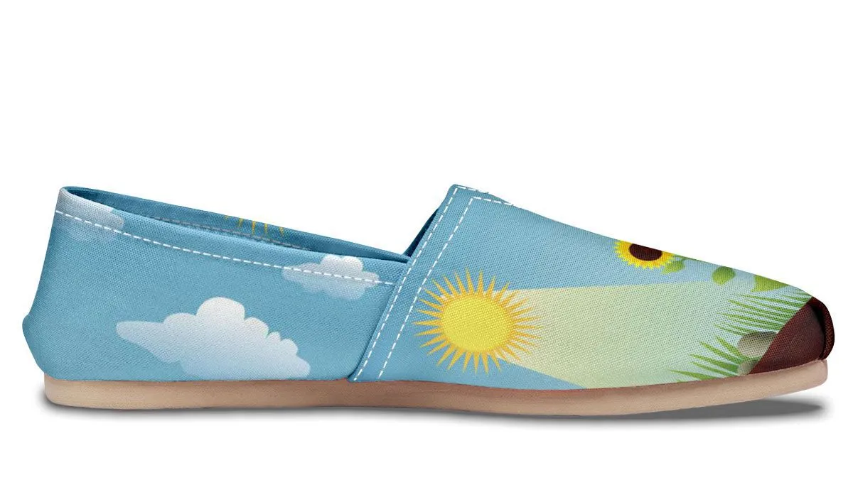 Photosynthesis Sunflower Casual Shoes
