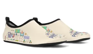 Physics Pattern Aqua Barefoot Shoes