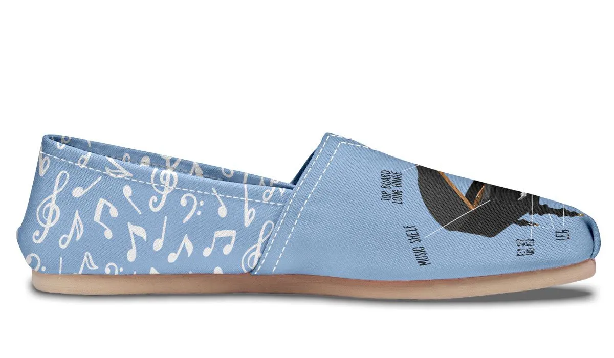Piano Diagram Casual Shoes
