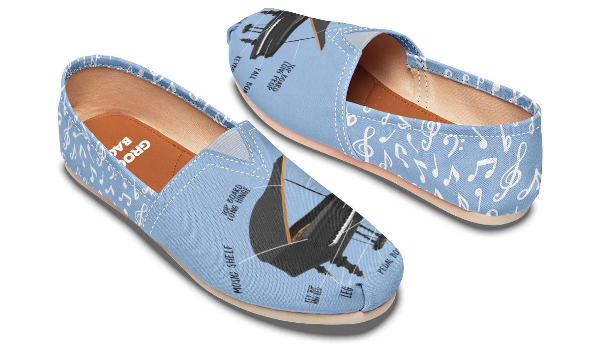 Piano Diagram Casual Shoes