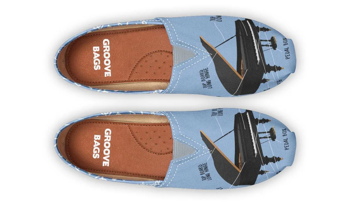 Piano Diagram Casual Shoes