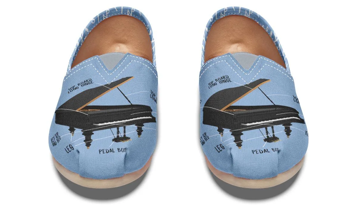 Piano Diagram Casual Shoes