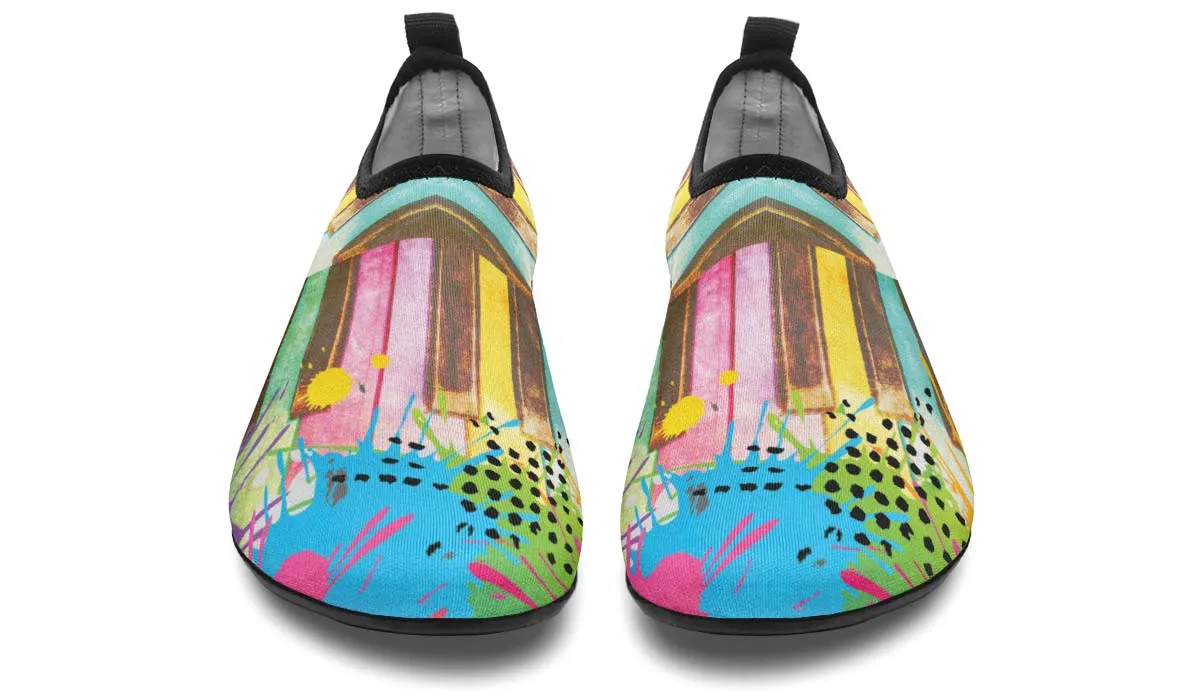 Piano Grunge Aqua Barefoot Shoes