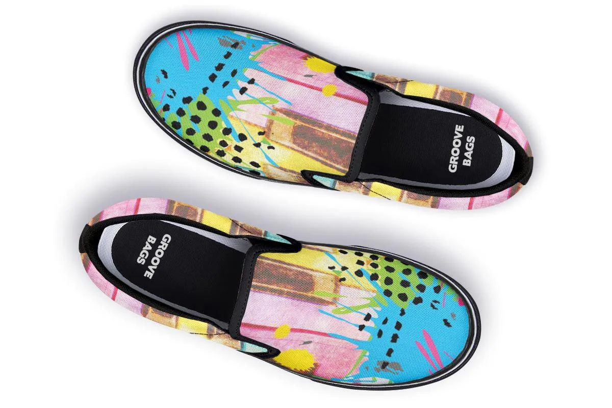 Piano Grunge Slip-On Shoes