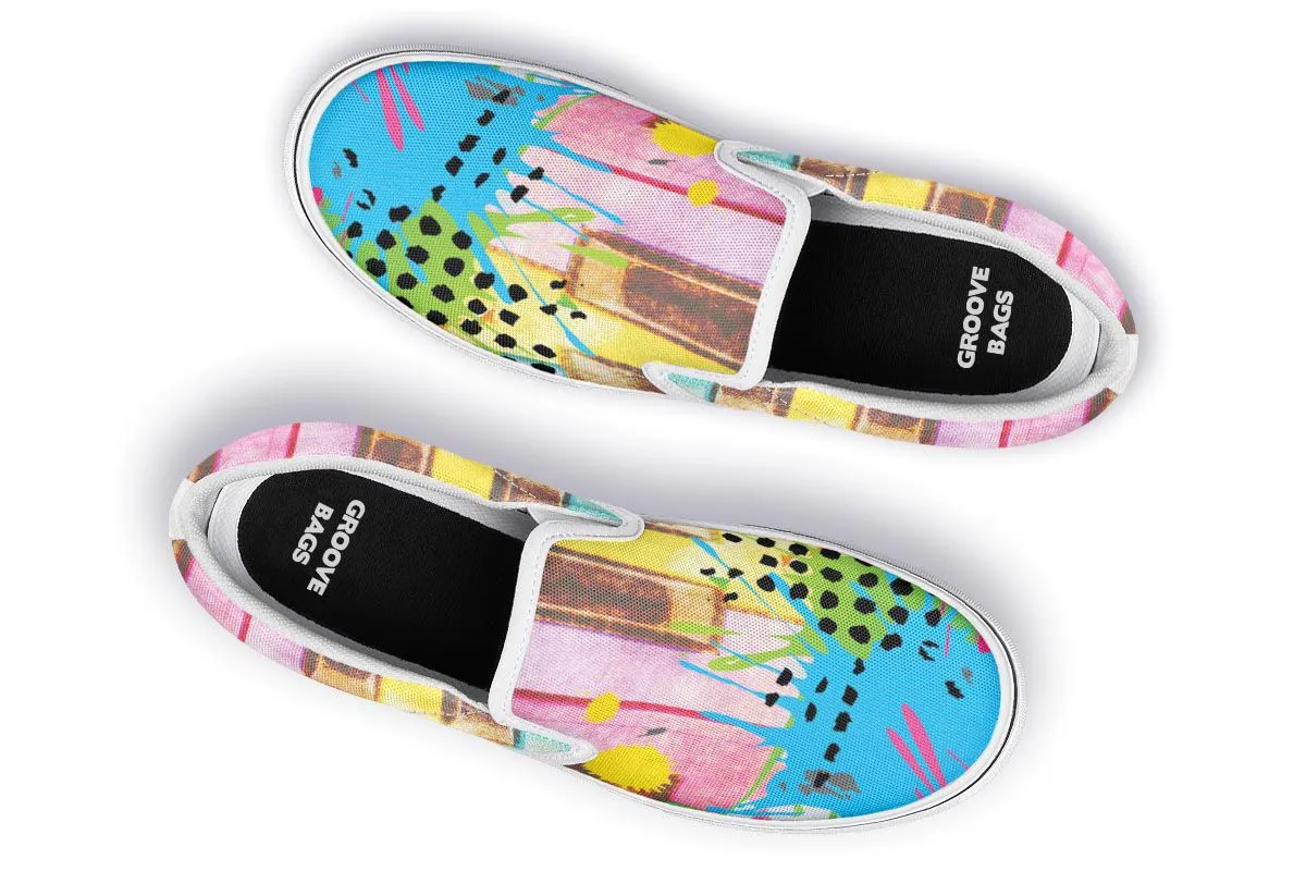Piano Grunge Slip-On Shoes