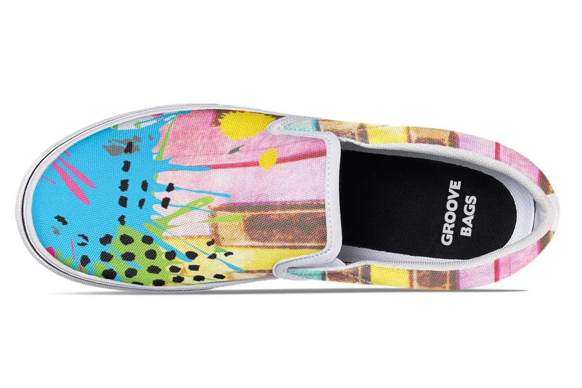Piano Grunge Slip-On Shoes